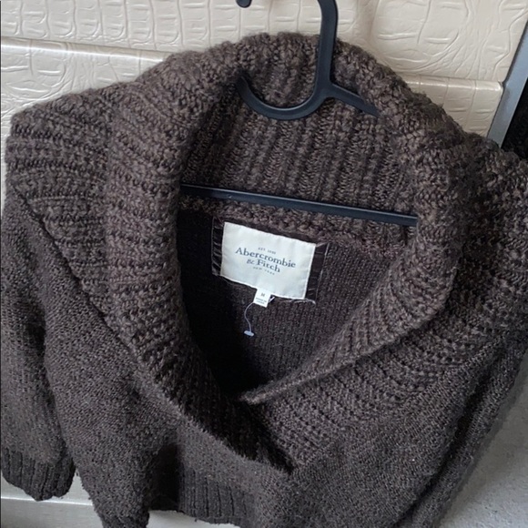 Abercrombie & Fitch Taupe chunky Sweater - Picture 3 of 9